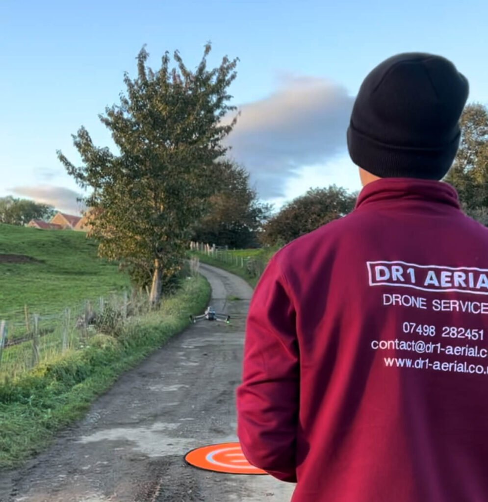 Jack Hind rear shot whilst flying drone